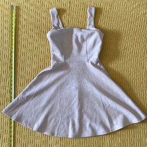 suede retro themed dress